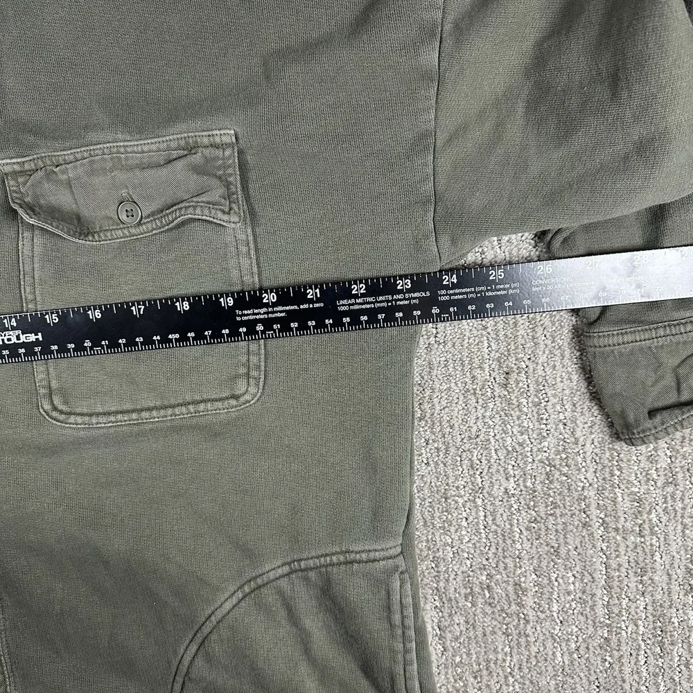 Offline By Aerie Womens Small Green Button Up Shacket Shirt Long Sleeve Pockets - Picture 3 of 10